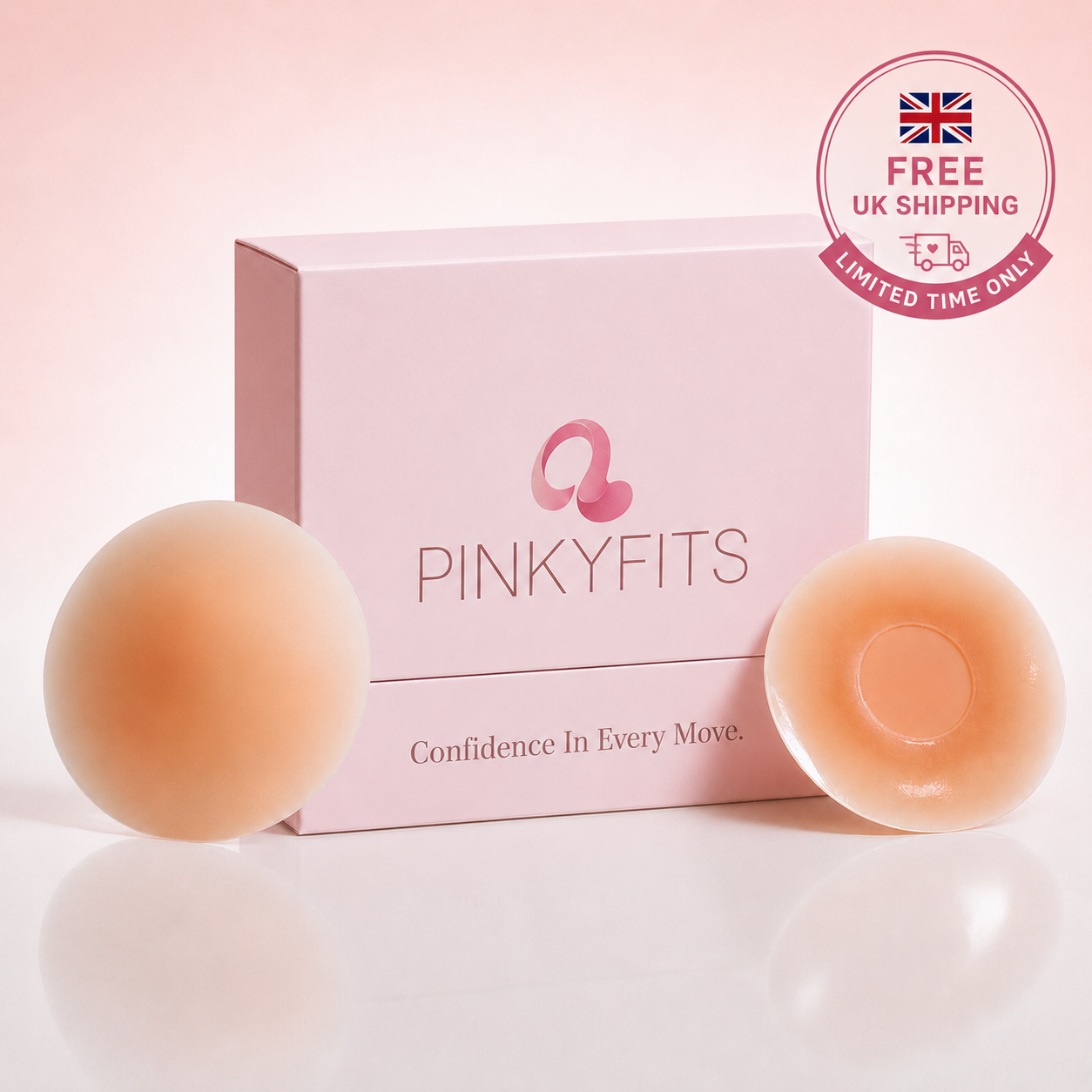 PINKYFITS Reusable Silicone Nipple Covers — Adhesive-Free ComfortZone