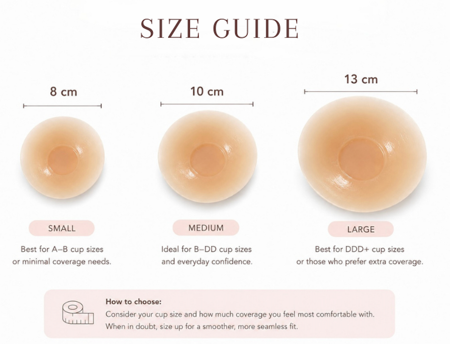 PINKYFITS Reusable Silicone Nipple Covers — Adhesive-Free ComfortZone